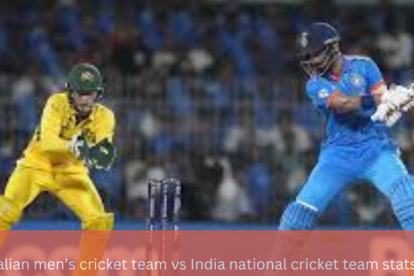 australian men’s cricket team vs india national cricket team stats