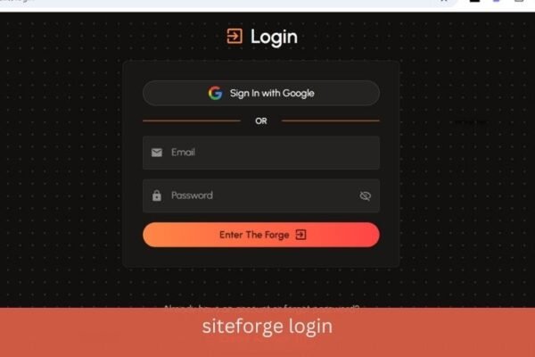 siteforge login